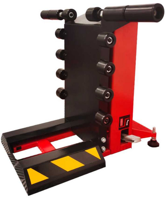 타이어리프트 차량정비 수리 휠리프트 공압 탈착기, 빨간색, 1개, 빨간색