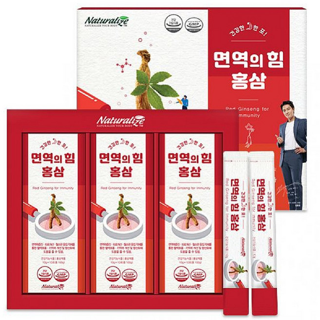 국내산6년근 홍삼농축액 면역의 힘 30포, 1개, 300g
