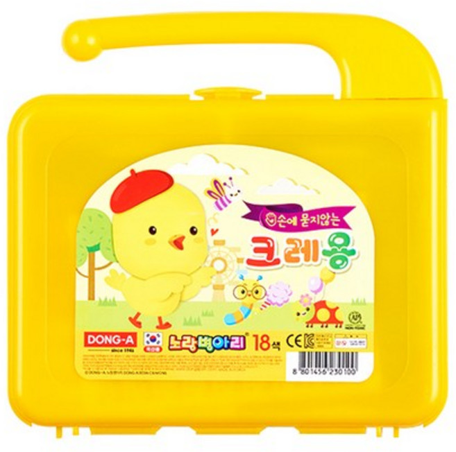 노랑병아리 12색 크레용, 18색, 3개