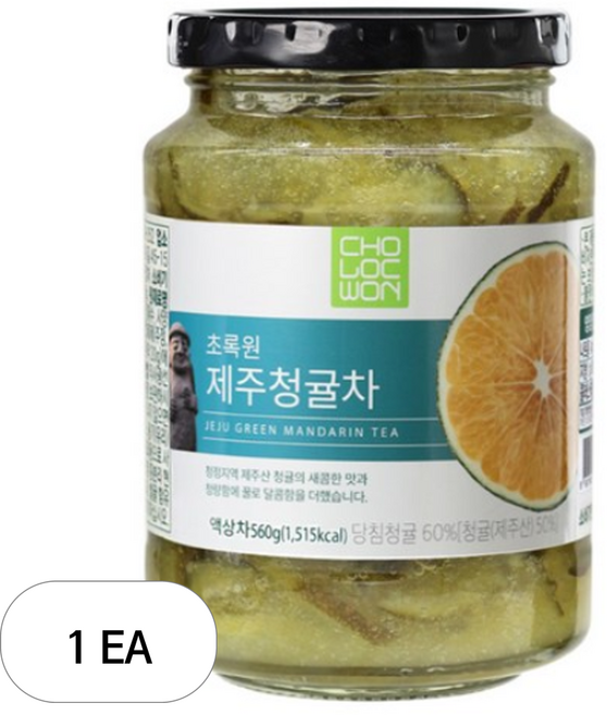 초록원 제주 청귤차, 560g, 1개입, 1개