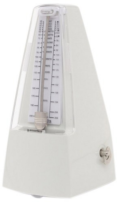 클래식 태엽 메트로놈, 화이트, 1개