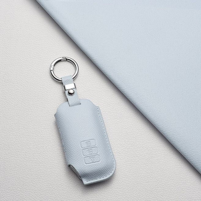 기아 호환 스마트키 케이스 & 키홀더 (EV6/모하비/쏘렌토 MQ4/니로/스포티지 NQ5/셀토스/카니발/K8/K7/K5/K3) 차량용품, 기아 E7a 타입(7버튼), 스카이블루