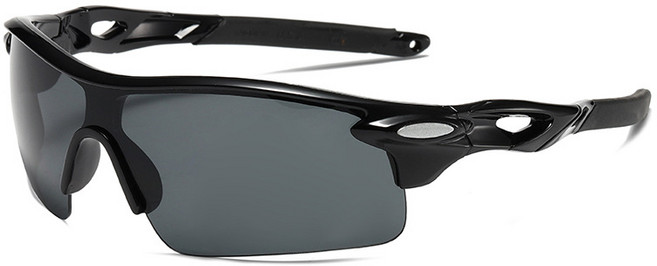 런닝 사이클 초경량 스포츠선글라스 1+1, BLACK-A+랜덤