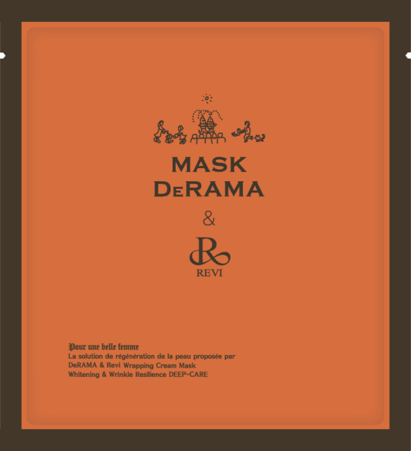 드라마 페이셜 마스크/Creme Wrapping Facial Mask 낱개 1매, 1개, 1개입