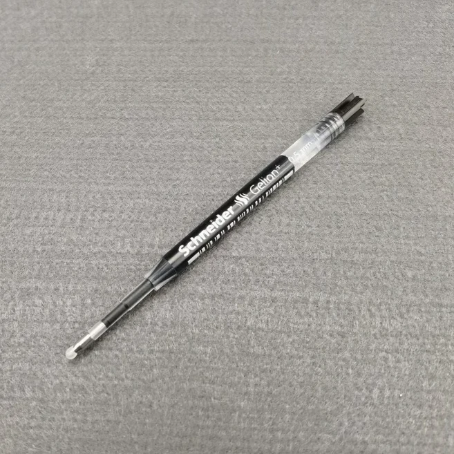 표준 럭셔리 독일 슈미트 900M/9000M G2 블랙 롤러 볼 펜 리필 0.8mm 팁 사무실 쓰기 볼펜 리필 1 개 6 개, [03] 1PCS Black  0.5MM