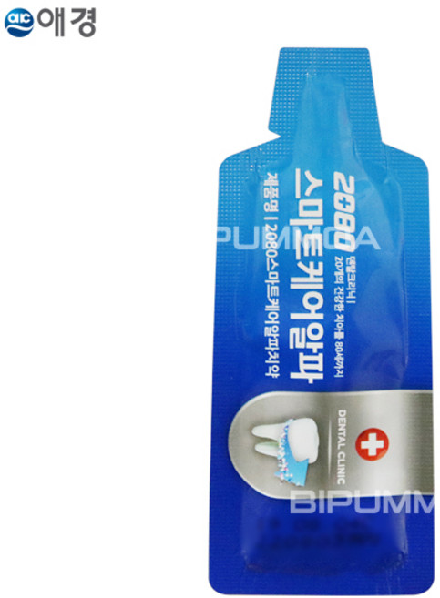 애경 2080 스마트케어 알파치약 4g 일회용치약, 1개