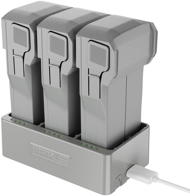 DJI 미니 3 프로 배터리 충전기용 3 방향 충전 허브 USB 비행 배터리 충전 버틀러 DJI 미니 3 프로 용 고속 충전 도크, 1개