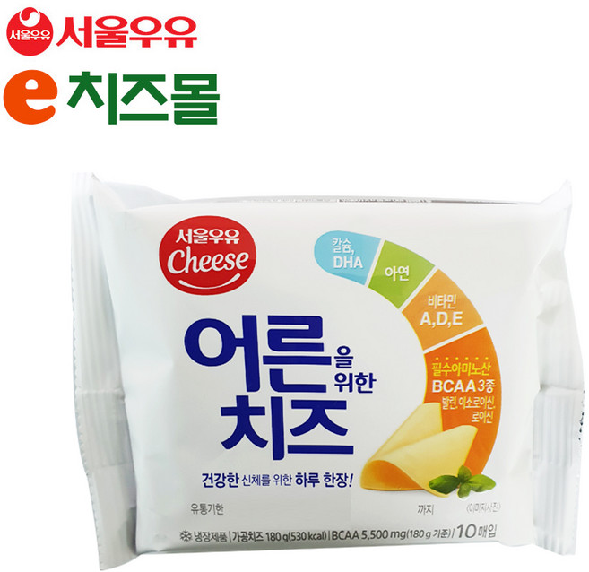 e치즈몰 서울우유 어른치즈180g(10매 ) x 3EA, 180g, 3개