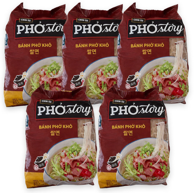 친수 반포코 쌀면, 500g, 5개