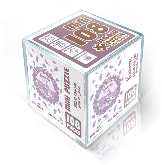 산리오 플라워리스 쿠로미 108pcs - SAN-C108-106