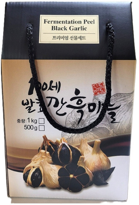 태우식품 100세 발효 깐흑마늘 500g 국내산 마늘 100%, 1개