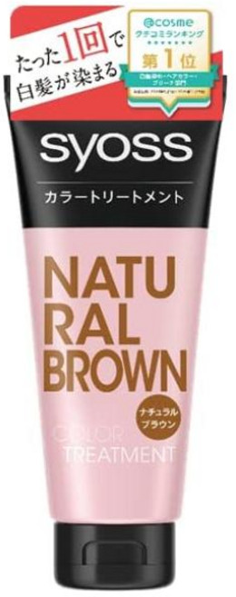 [사이오스] 컬러 트리트먼트 내츄럴 브라운(헤어 컬러 백발 염색) 180그램 덤