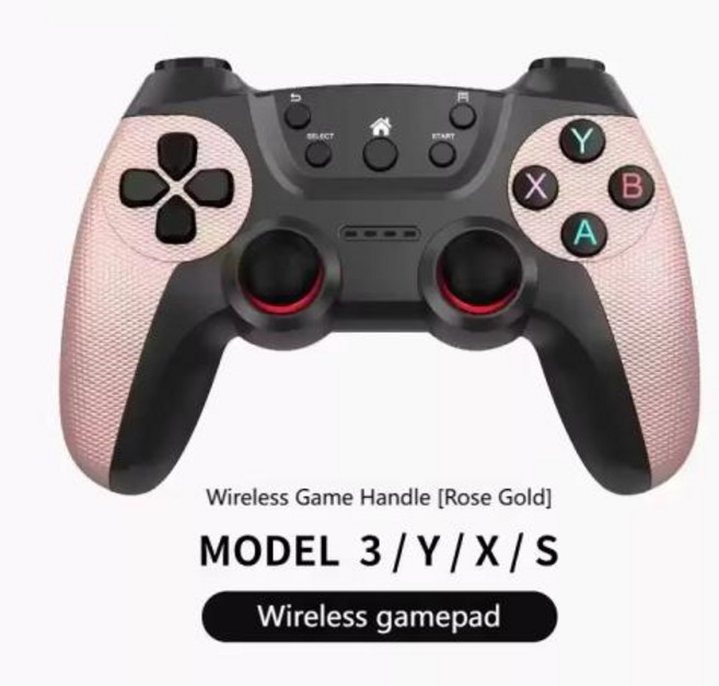 신형 무선 USB 게임 컨트롤러 (테슬라 모델 Y/3/X/S호환) 2인호환 온라인 TV PC 안드로이드 스팀 게임패드, 16)1 Gold