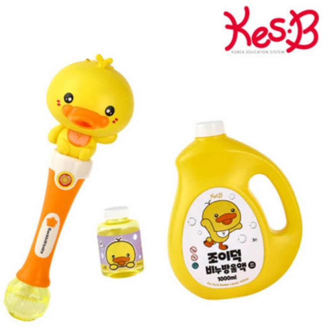 캐스B 스포츠 조이덕멜로디버블봉+비누방울세트 (2538set) / 버블건 비누방울놀이, 1세트