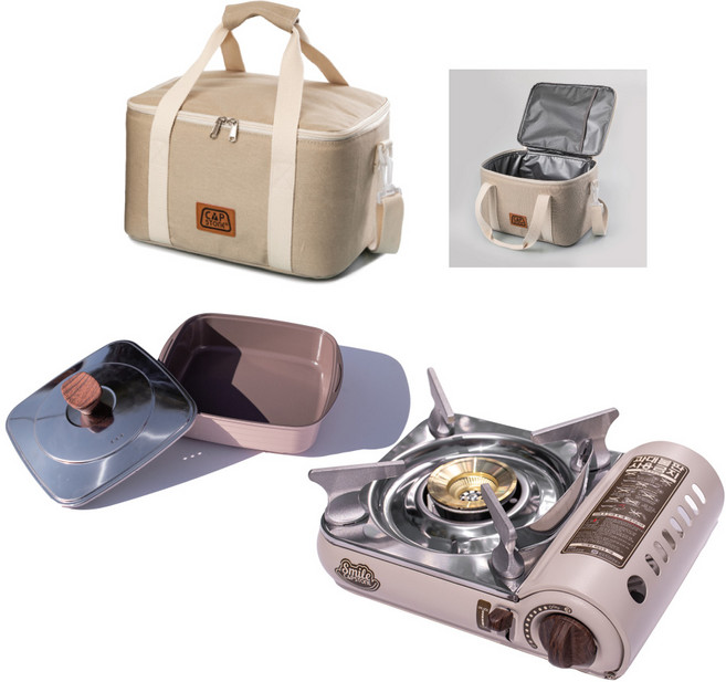 캡스톤 스마일 250 캠핑 냄비세트, 1개