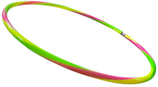 하나스포츠 어린이 성인 교재용 훌라후프, 1개, 노연분, 610g