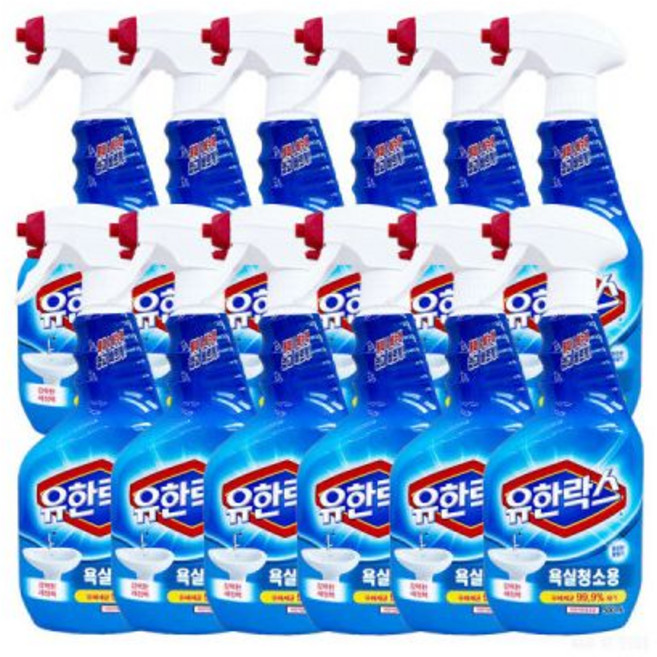 유한크로락스 유한락스 욕실청소용 500ml 12개