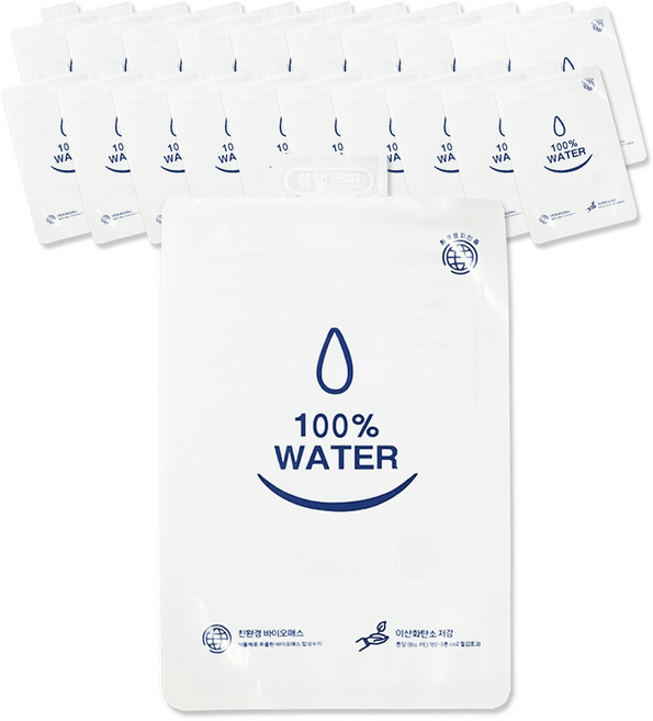 환경부인증 필름 물아이스팩 반제품 12x17, 100개