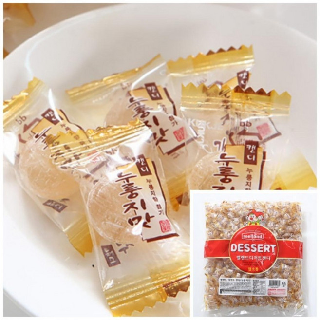 1봉(2.5kg) 누룽지 사탕 누룽지맛 캔디 간식 대용량, 1개, 1g
