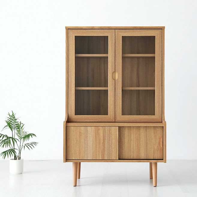 마켓비 폴라보 4문 수납장 76120 CAM12076, 캄포어베니어