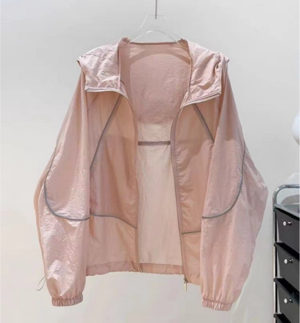 디드라 초경량 루즈핏 후드 자외선차단 바람막이 자켓