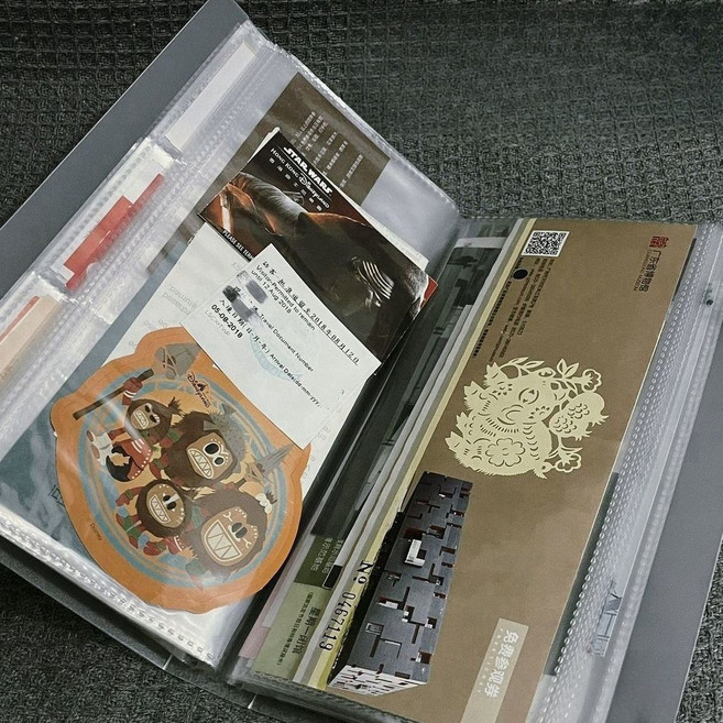 機票 鐳射票 火車票 電影票 收納冊 拍立得小卡收藏 albums, 1個