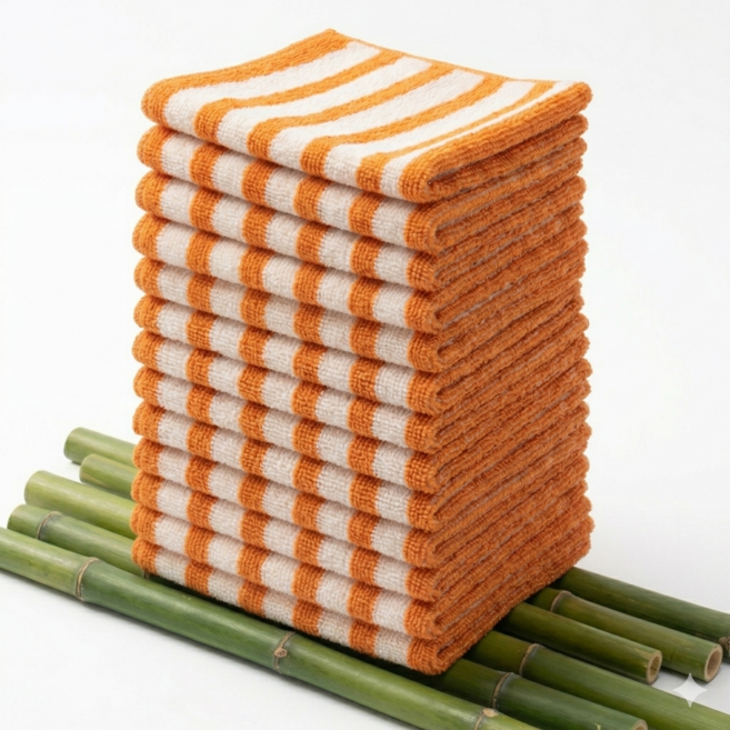 [지오쇼핑] 판다 대나무행주 빨아쓰는 주방 타올 요술 18장