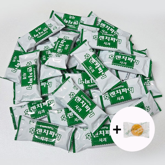 해태 후렌치파이 사과맛 대용량 개별포장 마누카 캔디 사은품증정, 13g, 41개