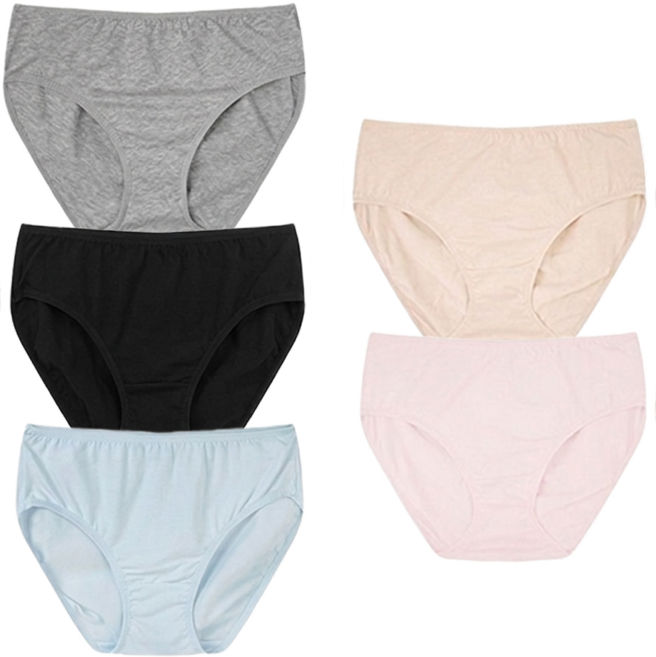 제이모던 국산 네츄럴 면 팬티 5p 빅사이즈까지