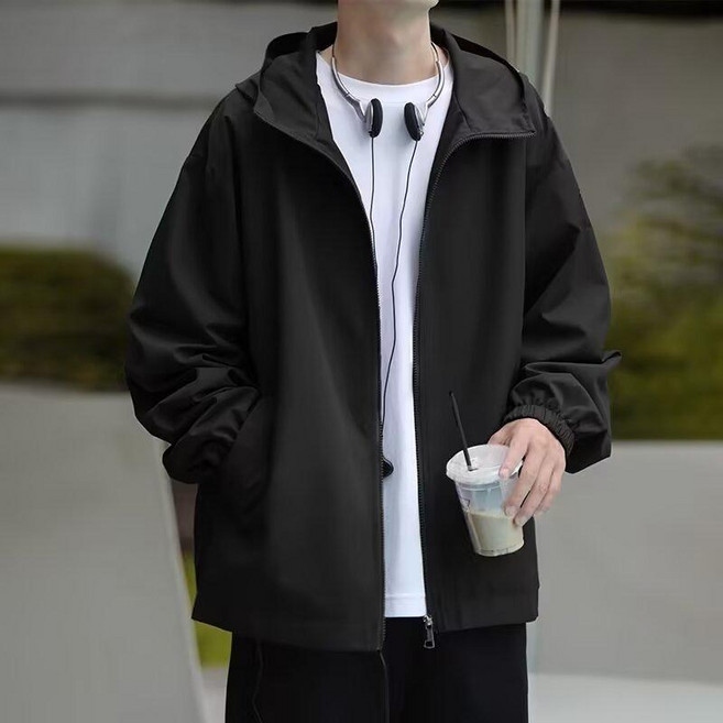 男士春秋季新款美式潮牌薄款休閒夾克