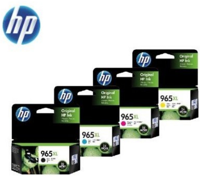 HP 965XL 原廠高容量墨水匣 四色組 (3JA81AA 3JA82AA 3JA83AA 3J84AA) 雷標公司貨, 藍色, 1個