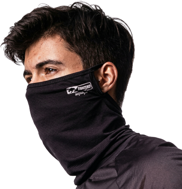 타이트엔드 귀걸이 쿨 스카프 C6H, 2개, 블랙