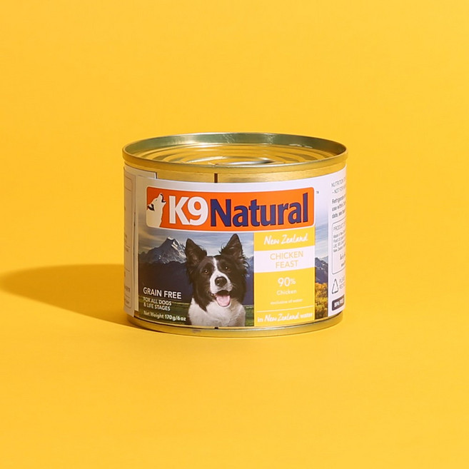 K9 내추럴 강아지 습식 캔, 170g, 1개, 닭