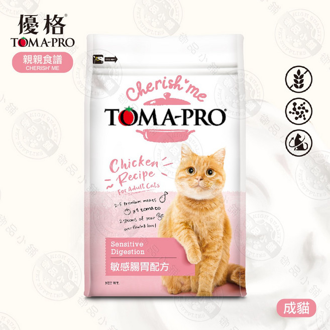 優格 TOMA-PRO 親親食譜 全齡貓 乾糧, 三種肉 四種肉, 5.9KG, 1袋