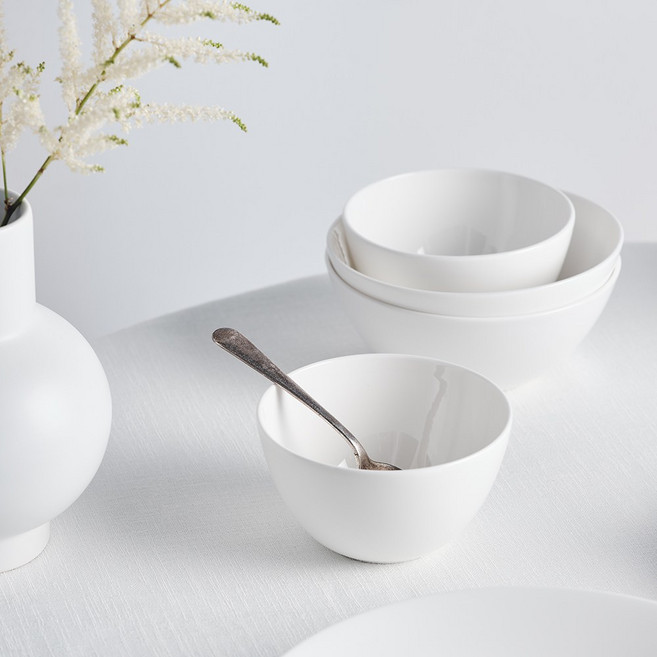 한국도자기 화이트블룸 2인 식기세트 접시세트 홈세트 10p (그릇세트), 1개