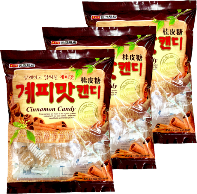 동아제과 계피맛캔디, 300g, 3개
