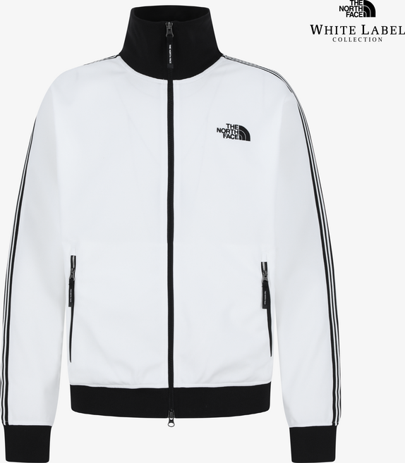 [매장판] 노스페이스 화이트라벨 트랙 자켓 남녀공용 TNF 트레이닝복 오프 화이트 NJ5JR52K