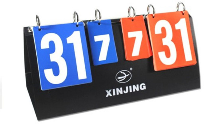 농구 배드민턴 축구 스코어보드 풋살 양면 점수판 rmm*8935fZ, 상세 설명 참조, 1개