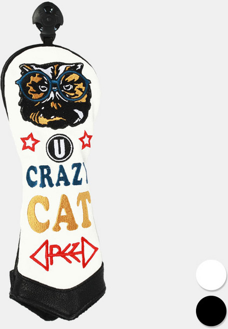 페르시안캣 크래이지캣 골프 유틸리티커버(PERB6NUC001), 화이트(PERB6NUC001), 1개