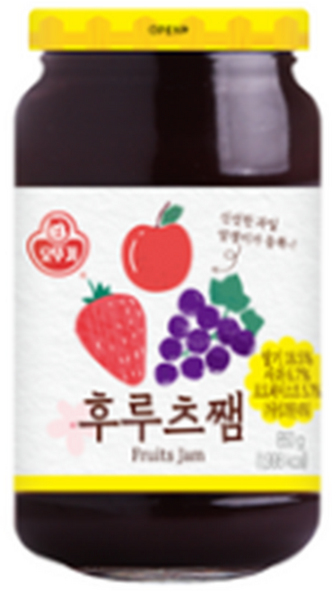 오뚜기 후르츠쨈, 850g, 7개