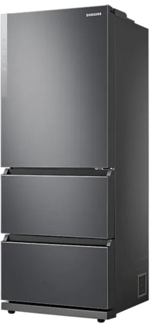 삼성 김치냉장고 3도어 328L 키친핏 RQ33C71G1S9 1등급 리파인드 이녹스