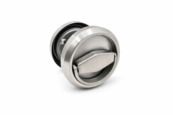 문고리닷컴 동성 DCH-102 컵핸들 컵더블 비상구 방재실 점검구 MDF실 TPS실 EPS실 실외기실 스텐 무키 멍통, 1개, 그레이