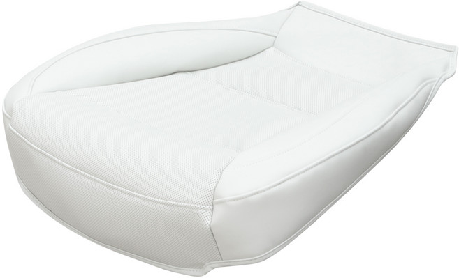 루젠 테슬라 모델 Y 주니퍼 차량용 방석 쿠션, 1개, 1열 운전석 테슬라Y 화이트