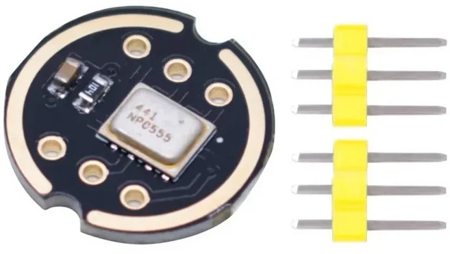 INMP441 전방향 마이크 모듈 MEMS 고정밀 저전력 I2S 인터페이스 지지대 ESP32, 02 INMP441 module