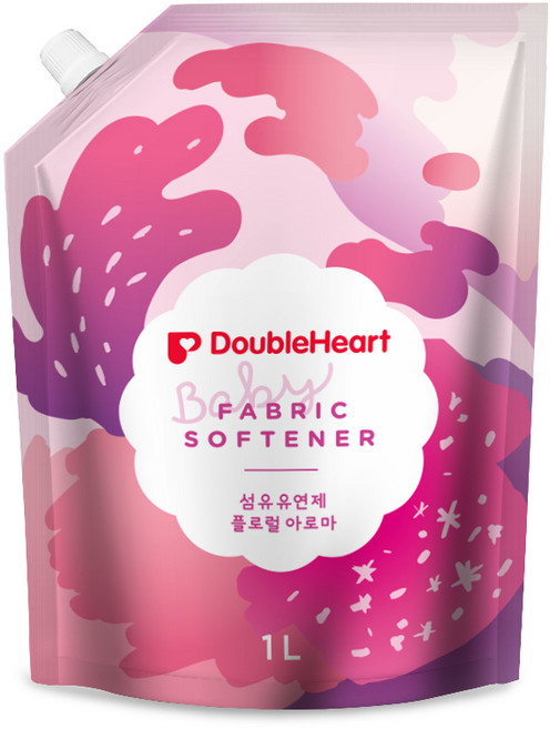 더블하트 유아용 섬유유연제 리필, 1개