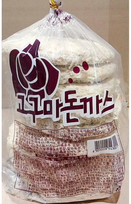 돈까스 (로즈 냉동 고구마 160g x10입 1.6K) 행사용/식당용/배달용/고기집/고급감성, 1개, 1.6kg