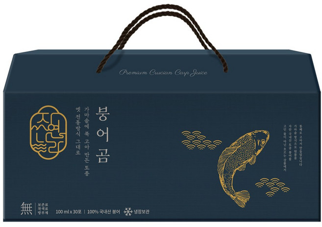 자연나라 국내산 자연산 토종 붕어곰 한방재료 무첨가, 60개, 100ml