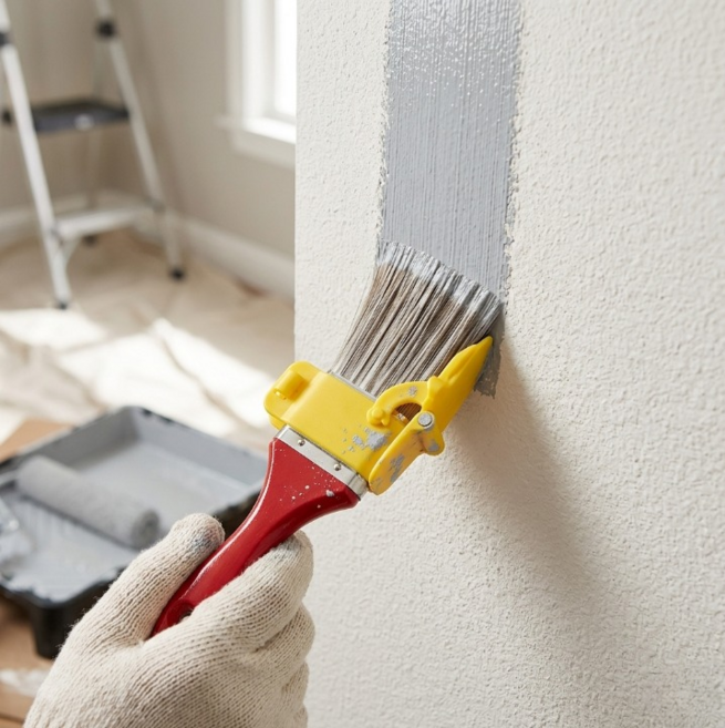 페인트 모서리 붓 코너붓 도장붓 브러쉬 마감용 미세붓 도배 마감 미세브러시 엣지붓 페인팅로라 도구붓, 단품, 1개