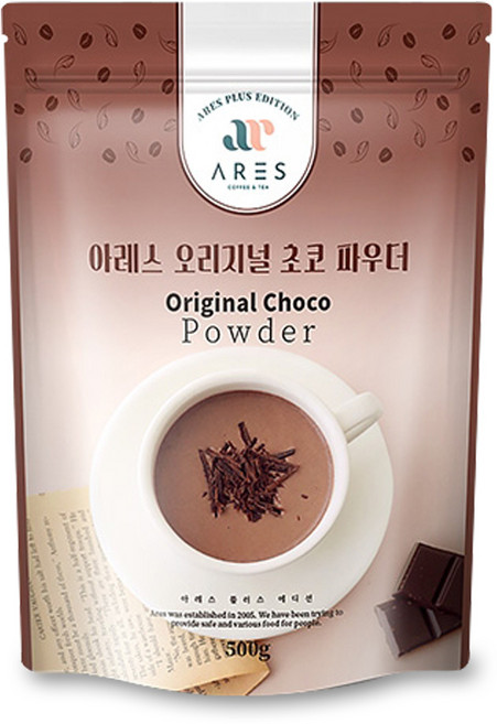 아레스 오리지널 초코 파우더 500g 초콜릿 초코라떼, 1개, 1개입