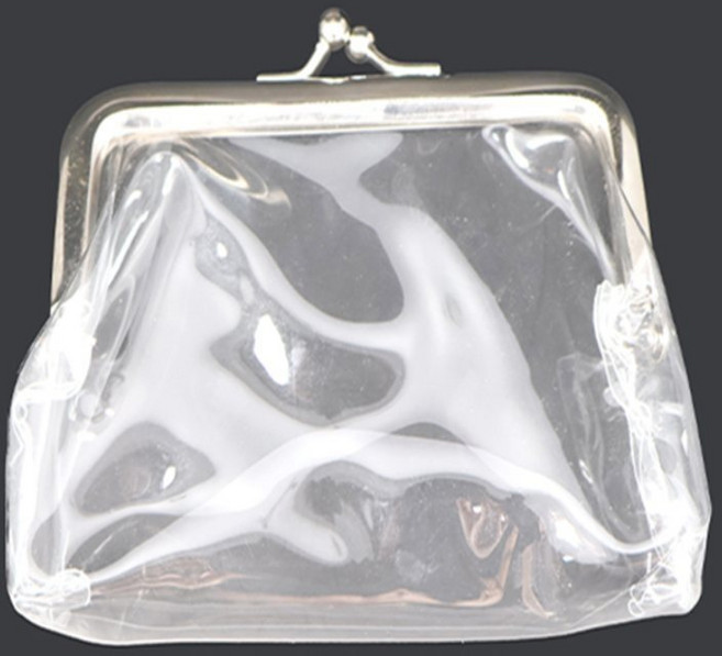 까로미 투명 똑딱이 파우치 pvc똑딱이파우치